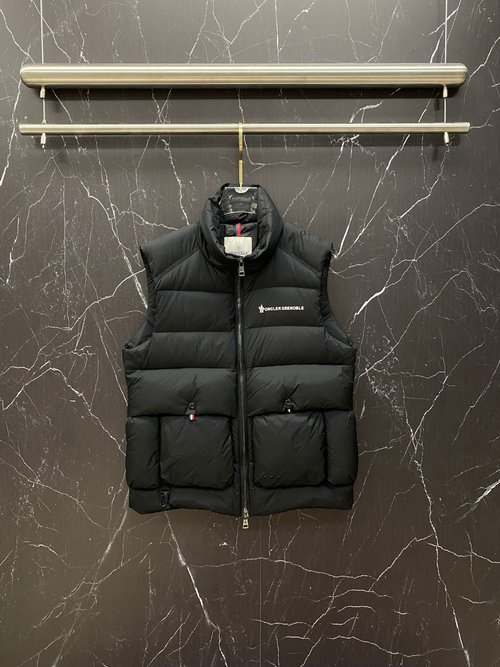 Moncler Stand Collar Down Vest with Premium Filling