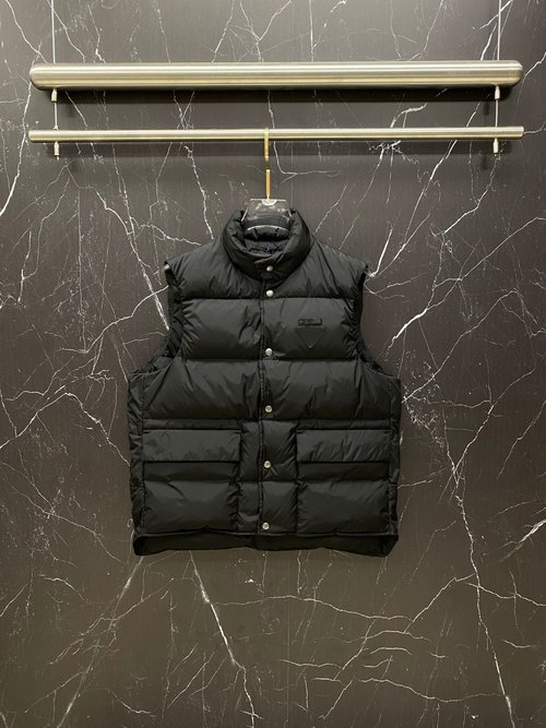 Prada Authentic Replica Down Vest with 95% White Duck Down