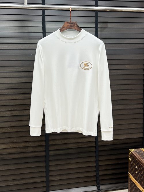 Burberry All-season Wearable Cotton Base Layer with Logo