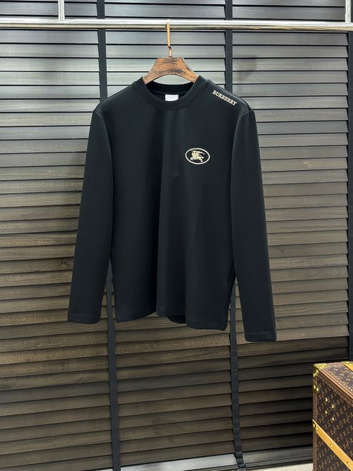 Burberry All-season Soft Cotton Base Layer with Logo