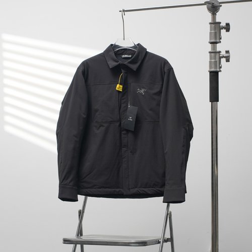 ArcTeryx Factory Direct Gamma Turn-down Collar Shirt Jacket in Black