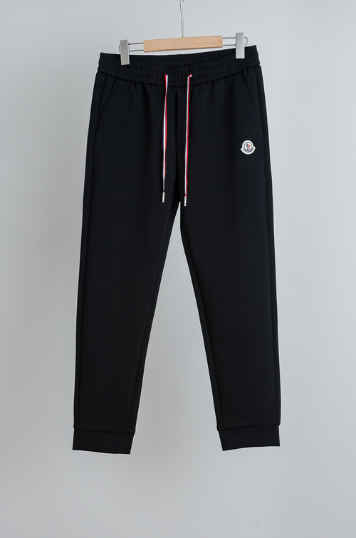 Moncler Comfortable Cotton Blend Straight Trousers