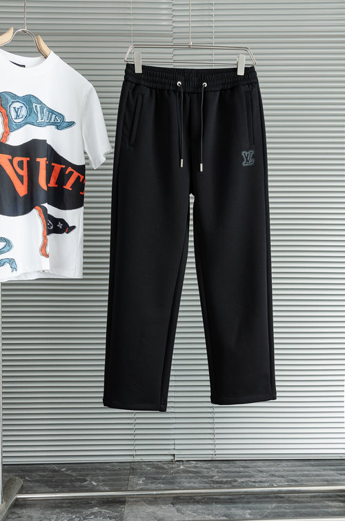 Louis Vuitton Combed Cotton Blend Straight-Leg Casual Trousers