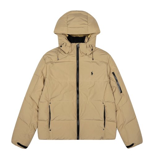 Polo Ralph Lauren Classic Embroidered Zip Hooded Down Jacket