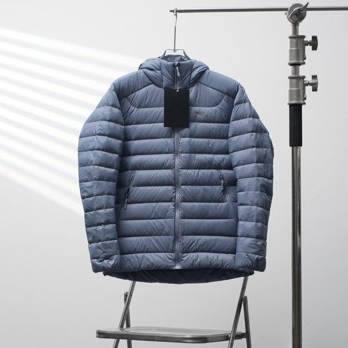 ArcTeryx Cerium Hooded Goose Down Jacket, Cloud Blue