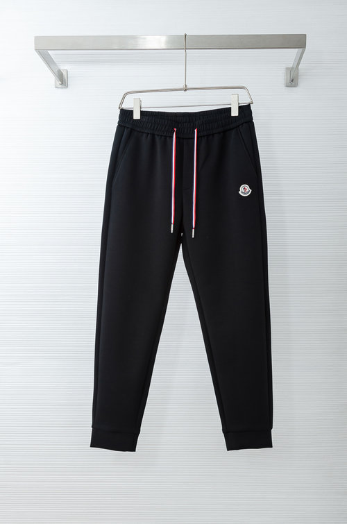 Moncler Stylish Stretch Straight-Leg Trousers for Comfort