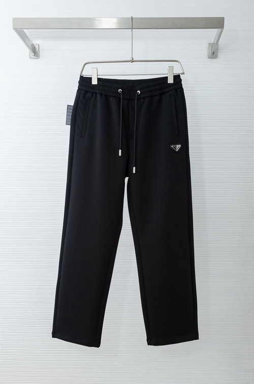 Prada High-Quality Fabric Straight-Leg Pants for Comfort