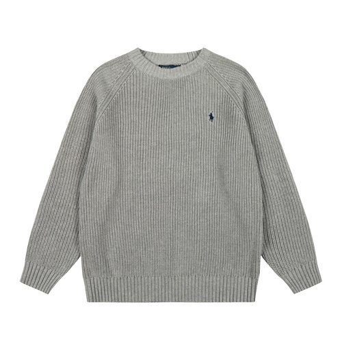 Polo Ralph Lauren Classic Round Neck Knit Sweater with Horse Logo