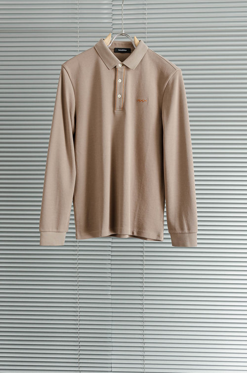 Zegna Luxury Solid-color Long-sleeved T-shirt