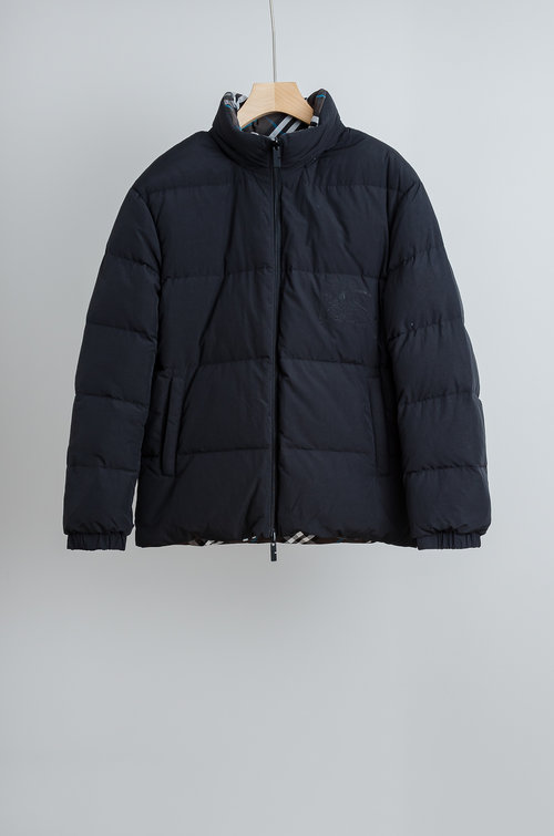 Burberry Double-Sided Down Jacket with Horse Logo
