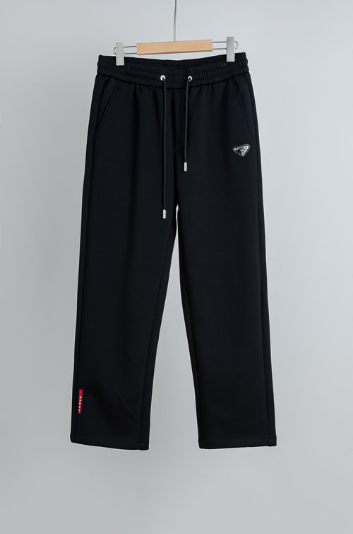 Prada Comfortable Anti-wrinkle Elastic Straight-leg Trousers