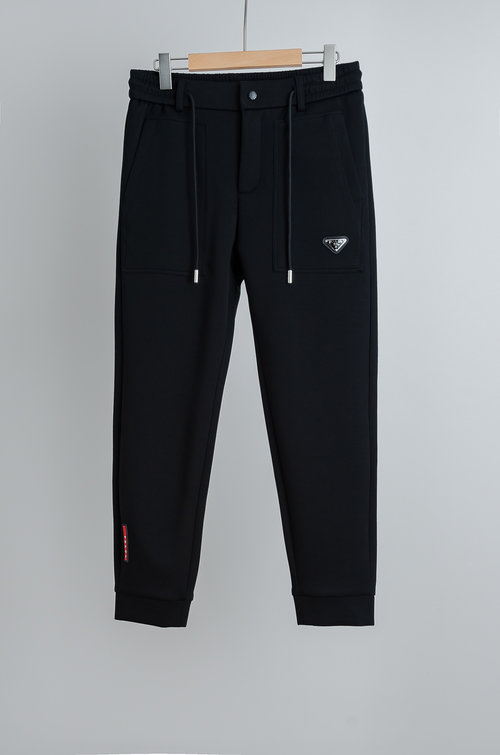 Prada Comfortable and Sturdy Elastic-waist Straight Jeans