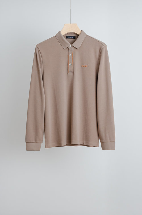 Zegna Soft and Comfortable Solid - Color Long - Sleeve T - Shirt