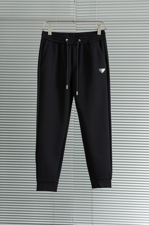 Prada Comfortable Stretch Straight-Leg Trousers