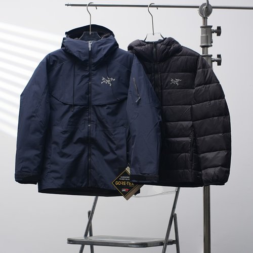 ArcTeryx Three-in-One Hooded Down Jacket