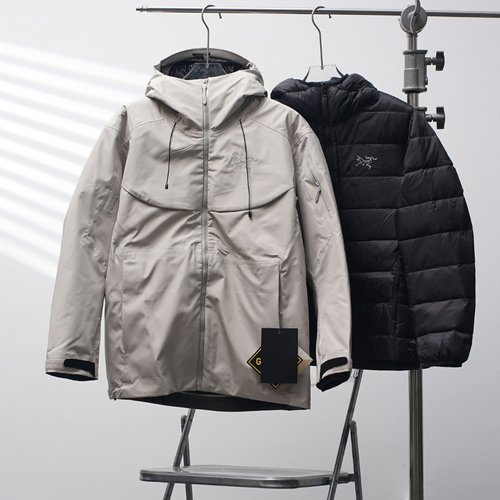 ArcTeryx Three-in-One Hooded Down Jacket