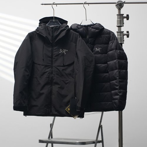 ArcTeryx Three-in-One Hooded Down Jacket