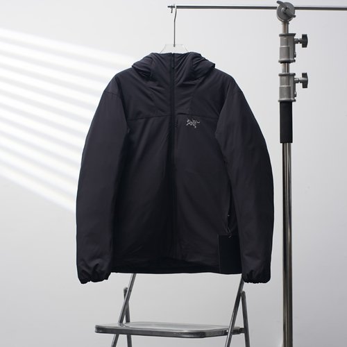 ArcTeryx Black Hooded Down Jacket