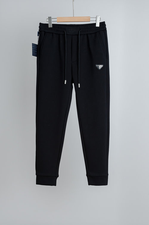 Prada Soft Fleece-lined Comfortable Casual Sweatpants