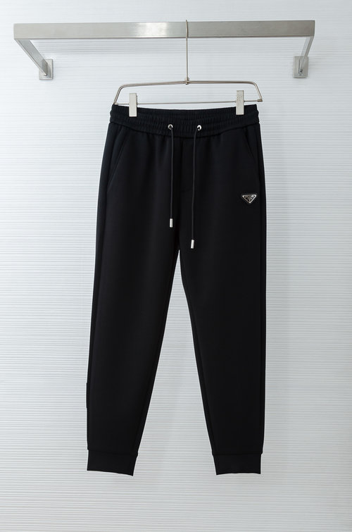 Prada Comfortable Anti-wrinkle Elastic Straight-leg Trousers