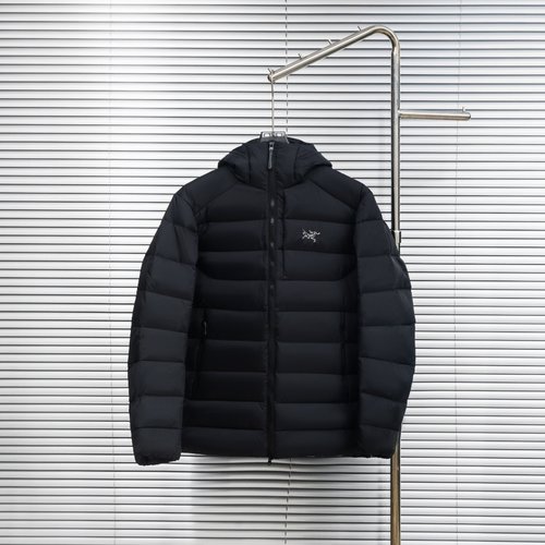 ArcTeryx Solid - color Zip - up Insulated Down Jacket