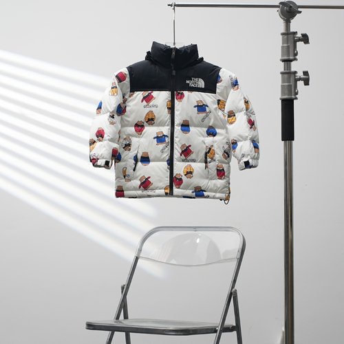 The North Face Kids Down Jacket with Bear Print