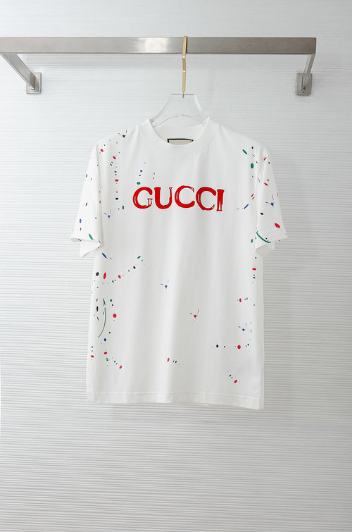 Gucci Fashionable Round Neck Short Sleeve T-Shirt