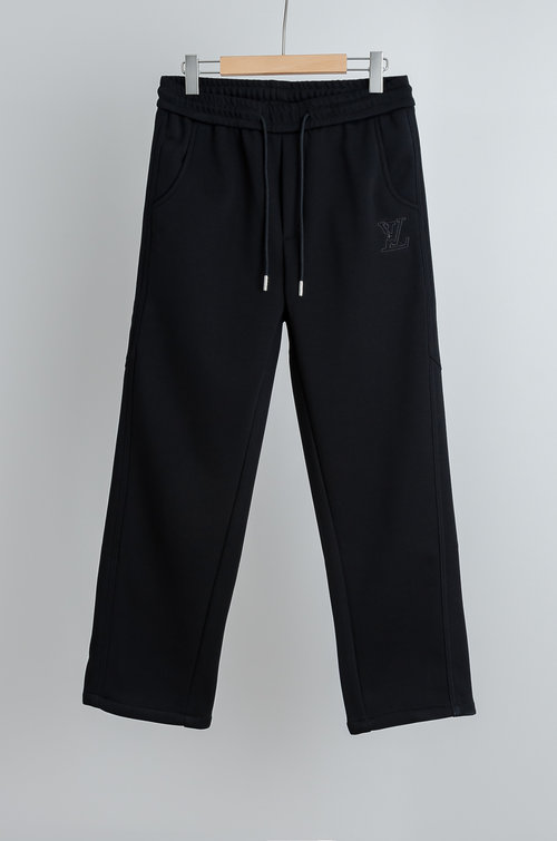 Louis Vuitton Comfortable Fleece-lined Casual Sweatpants