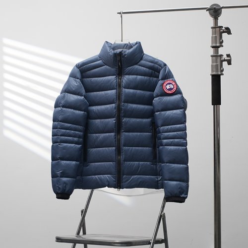 Canada Goose Cuff Logo Stand Collar Down Jacket