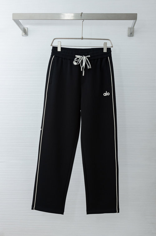 Alo Comfortable Straight-leg Pants Made of High-quality Fabric