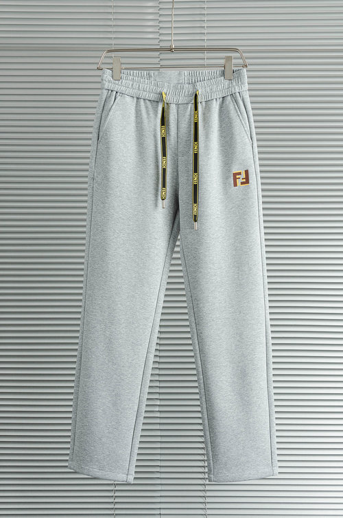 Fendi Comfortable Anti-wrinkle Straight-leg Casual Pants