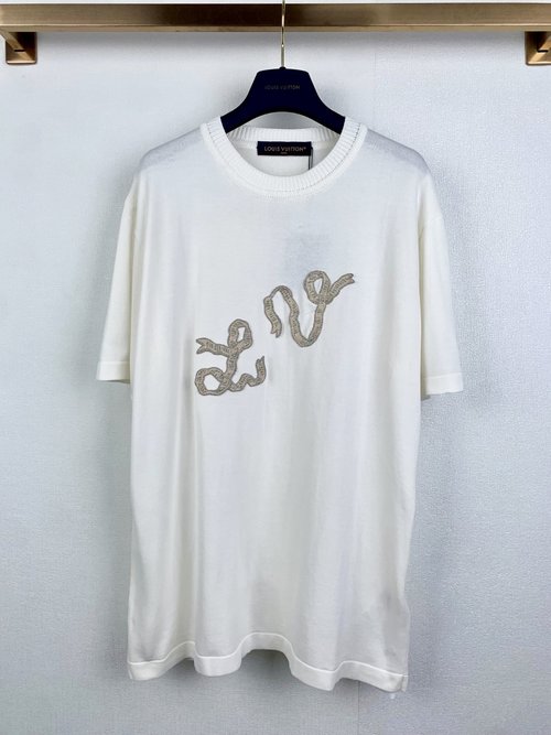 Louis Vuitton Cotton Short Sleeve Crew Neck Shirt