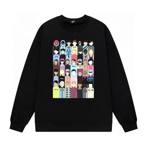 Dior Cotton Sweatshirt with Logo Press Printing