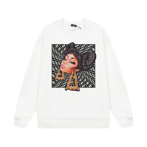 Dior Cotton Sweatshirt with Logo Press Printing