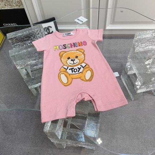 Moschino Unisex Baby Cotton Romper, Soft & Stylish