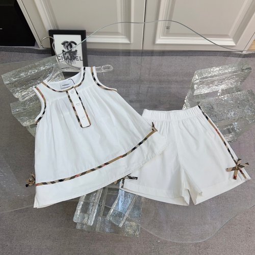 Burberry Girls Premium Cotton Kids Outfit (Comfortable & Stylish)
