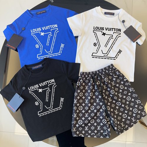 LV Premium Kids Unisex Cotton Set - Comfortable & Stylish