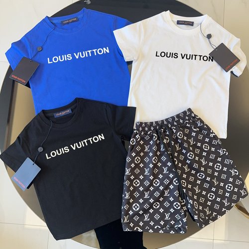 LV Premium Cotton Kids Set for Boys & Girls – Comfortable & Stylish