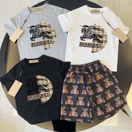 Burberry Premium Unisex Kids Cotton Outfit Set 