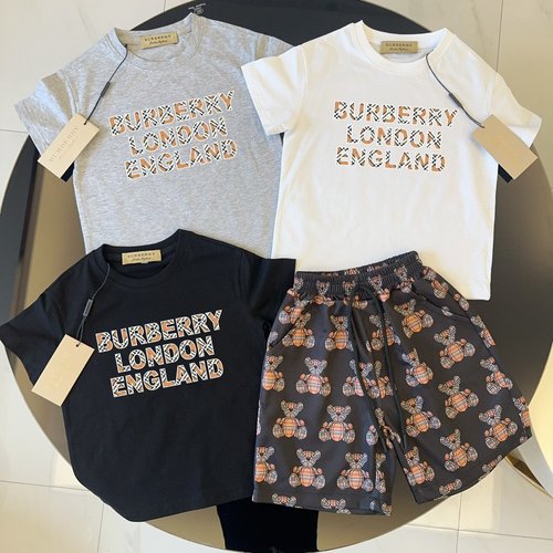 Burberry Kids Cotton Outfit Set, Comfortable & Stylish