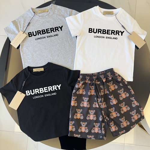 Burberry Premium Cotton Kids Set (Boys & Girls) – Comfortable & Stylish 