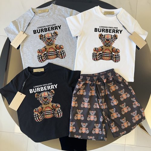 Burberry Unisex Kids Cotton Outfit Set - Comfortable & Stylish