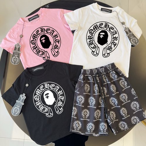 Chrome Hearts Unisex Premium Kids Cotton Set - Comfortable & Stylish