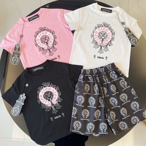 Chrome Hearts Boys & Girls Premium Cotton Set 
