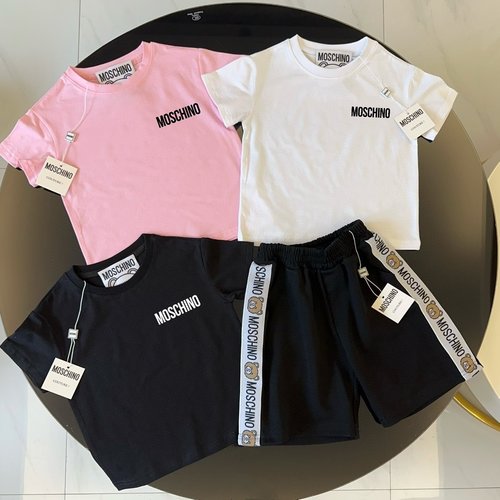 Moschino Unisex Kids Designer Cotton Set Comfy & Stylish