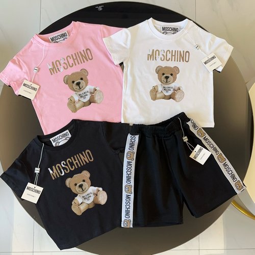 Moschino High-End Unisex Kids Cotton Set - Comfortable & Stylish