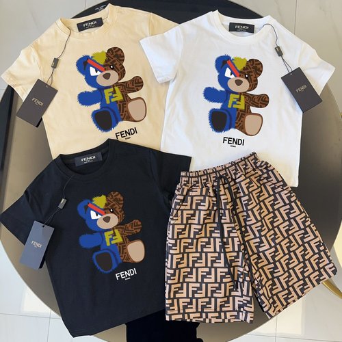 Fendi Kids Cotton Outfit Set - Comfortable & Stylish