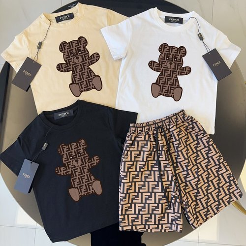 Fendi Kids Premium Cotton Outfit Set for Boys & Girls