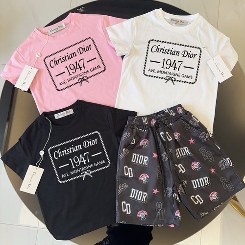 Dior Premium Kids Cotton Set, Comfortable & Stylish 