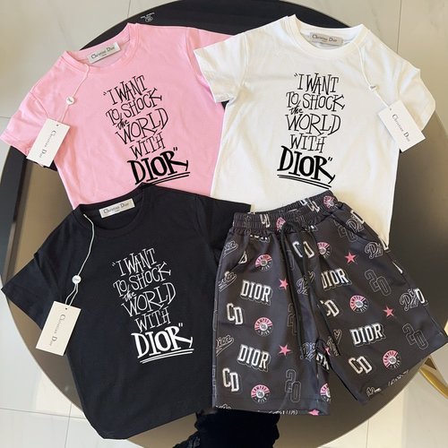 Dior Kids Premium Cotton Outfit Set (Unisex, Comfortable & Stylish)